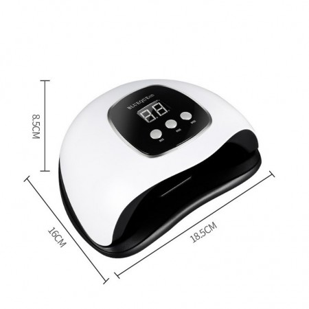 48W UV LED Light Lamp Nail Dryer for Gel Polish 24 Beads Fast Curing Portable Nail Dryer, 3 Timers Auto Sensor Led Nail Lamp